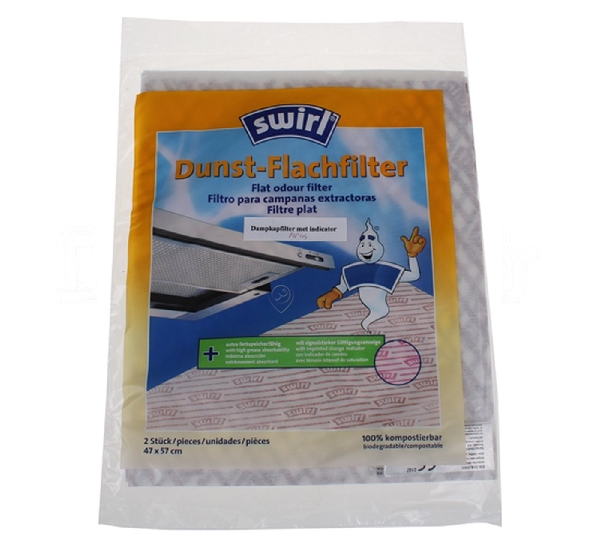 Swirl - Filtru hotă cu indicator de saturație - 47x57 cm - pachet/2 - 6767232