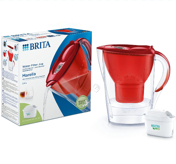 Brita - 1051120 - Cana de filtrare marella me4w mxpro red cu ceb - pentru Tratament apă