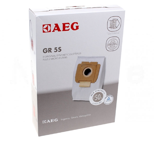 Aeg - Sac de aspirator orig gr5s vampyrino set 8+2mf - 9002565407 - pentru AEG - AE3460