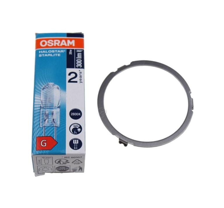 Bosch - Lampă cu halogen cu capac, 20w, 12v - 00629022 - pentru Hota