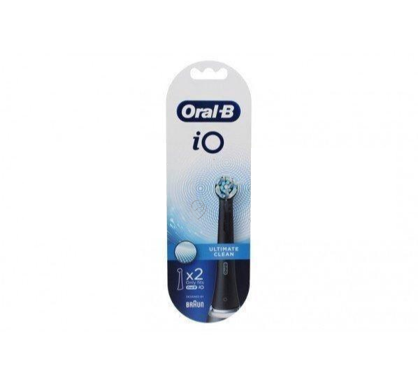 Oral-B - Periuțe de rezervă iO multimate - negru - 2 bucăți - 80335625 - pentru Periuță de dinți electrică