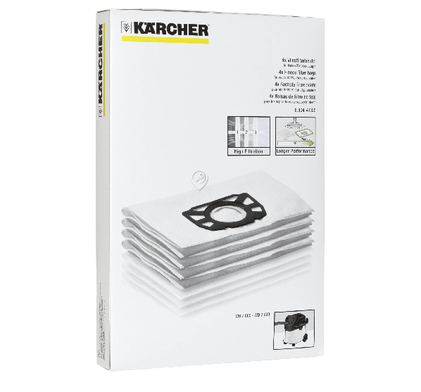 Karcher - Saci de aspirator din material netesut - wd7xxx - ambalaj 4 buc. - 69044130