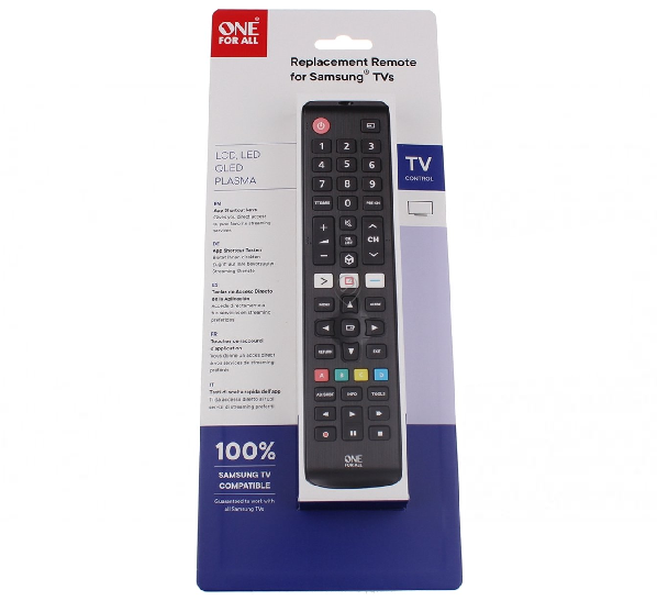 Telecomandă One for all - Urc4910 - compatibilă cu Samsung - URC4910 - pentru TV/audio/video