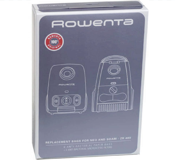 Seb - Sac pentru aspirator Rowenta Neo SOAM, 6 bucăți + 2 microfiltre - ZR480 - pentru ROWENTA - ARTEC