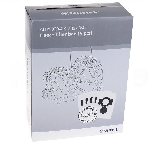 Nilfisk - Sac aspirator - 5 buc. - attix 33/44 - 107419593
