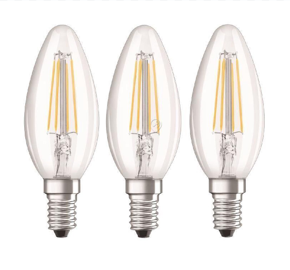 Osram - Bec LED retrofit clasic b 4W/840 230V E14 pachet de 3 bucăți - 4058075819719 - pentru Iluminat