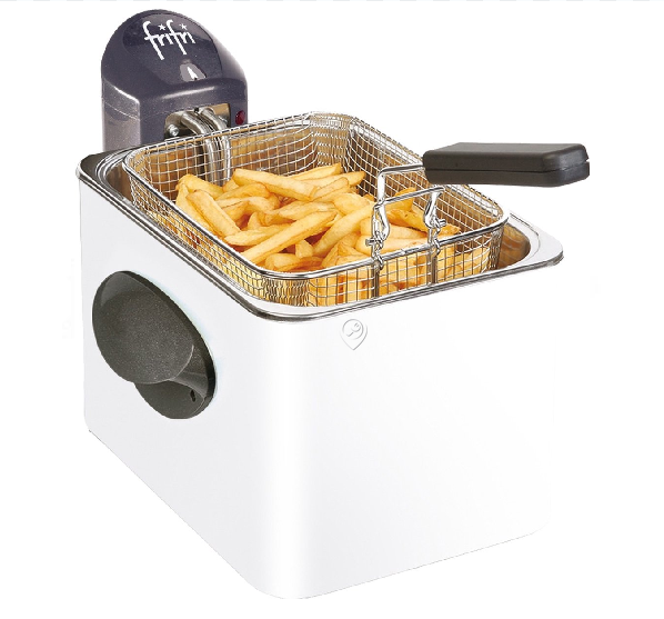 Frifri - Friteuză - 1905b - 3,5l; 3200w - 1kg cartofi prăjiți - husă metalică - alb - F1905B