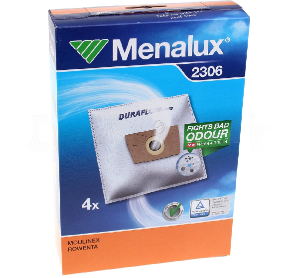 Menalux - Sac de aspirator sintetici Rowenta - 2306 - 4 buc - ZR0015 - 9001967604