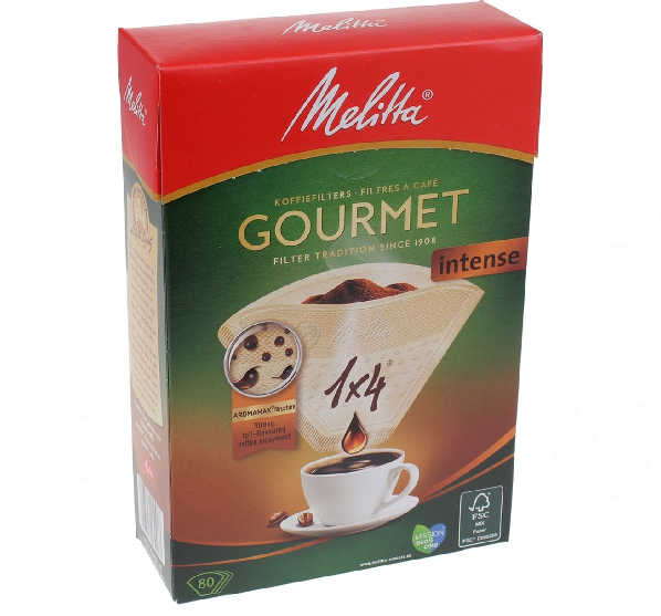 Melitta - Filtru de cafea gourmet intens 1x4/80 - 6687731