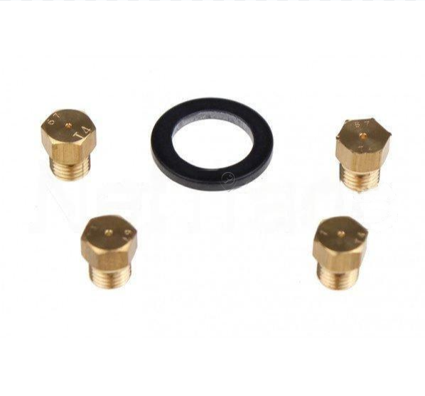 Whirlpool - Duze de injecție butan / propan - 481231039236 - pentru Plită/Cuptor WHIRLPOOL - 857140729003 - AKM407/NB