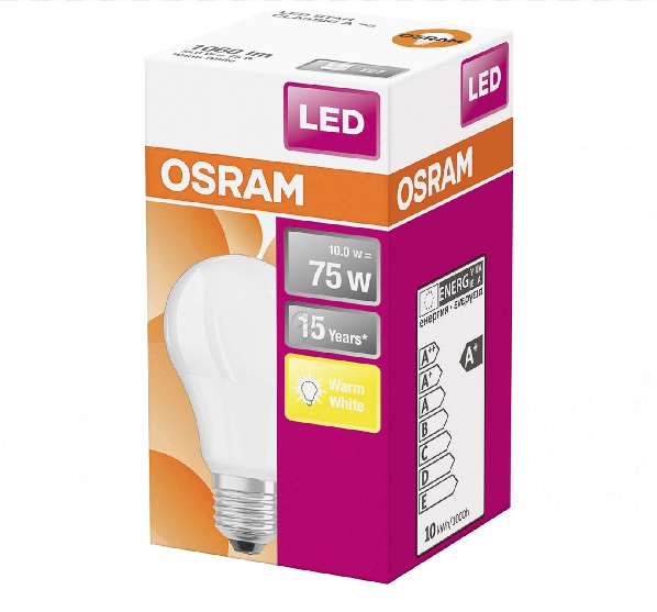 Osram - Bec LED retrofit clasic A FR 75 - 10W/827 E27 - 4058075122529 - pentru Iluminat