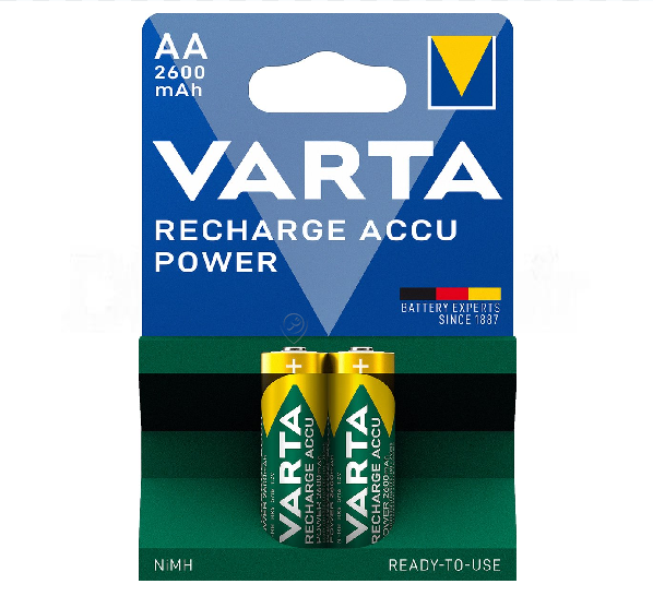 Varta - Baterie reîncărcabilă mignon / AA 2600 mAh set 2 - 5716101402