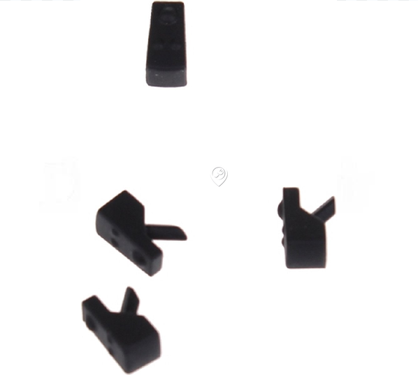 Whirlpool - Opritor suport oale (4 bucăți) - 484000000840 - pentru WHIRLPOOL - 857140310014 - AKM403/NB/01