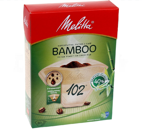 Melitta - Filtre de cafea 102/80 bambus - 6726508