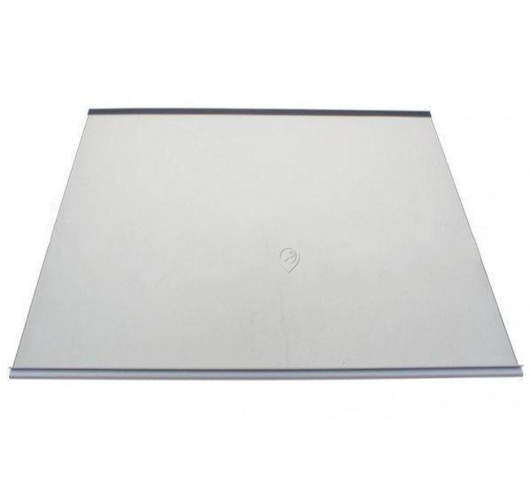 Whirlpool - Raft de sticlă pentru legume + argintiu + profil alb - 481010667592 - pentru Frigider/Congelator WHIRLPOOL - 850515811000 - 850515811000