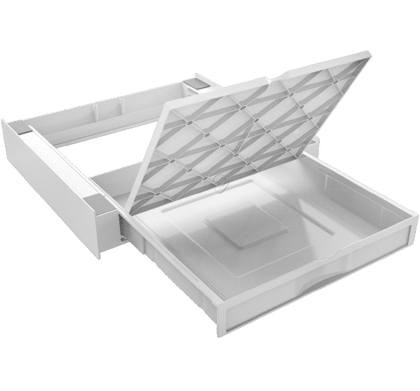 Meliconi - Cadru intermediar cu sertar - torre duo - 656123 - pentru Mașină de spălat haine