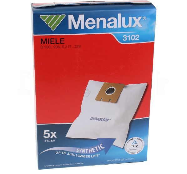 Electrolux - Saci de aspirator menalux 3102 - 5 buc. + 2 filtre - 9001962019