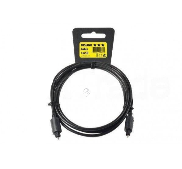 Erard - Cablu - Produse star - toslink - 1m50 - X001077 - pentru TV/audio/video