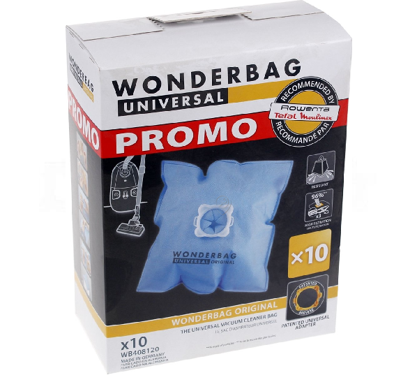 Seb - Cutie de 10 saci aspirator Wonderbag original + inel - WB408120