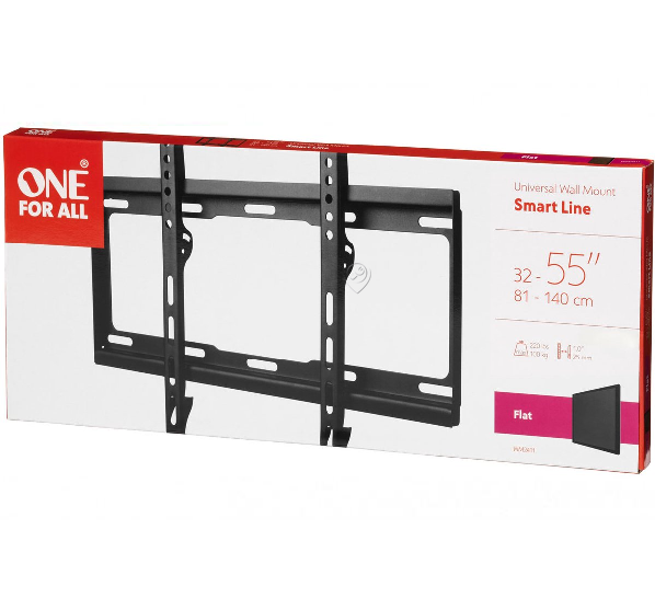 One for all - WM2411 suport de perete fix (32-65") VESA max 400x400 - WM2411 - pentru TV/audio/video