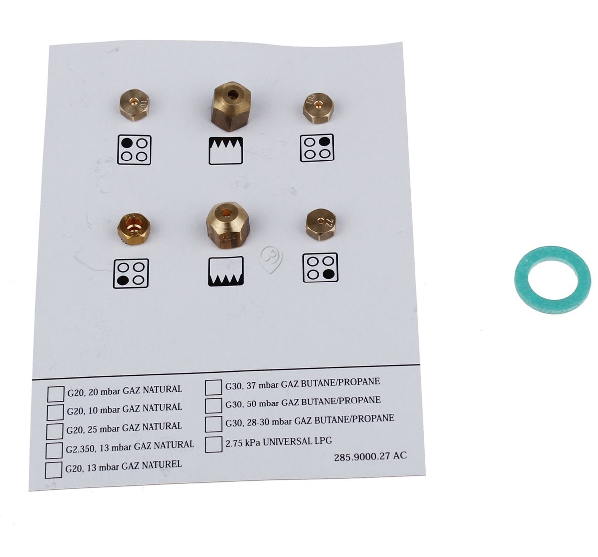 Beko - Duze pentru gaz natural - 4490910034 - pentru Plită/Cuptor