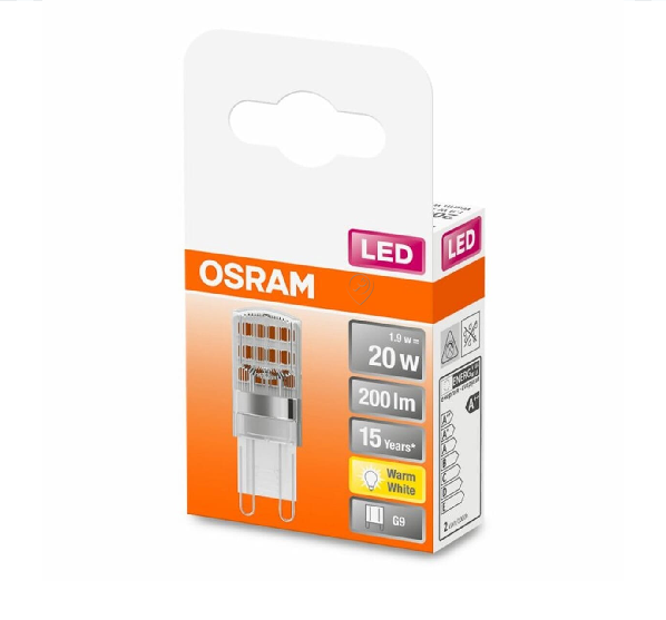 Osram - Pin LED CL (20) 1,9W/827 G9 - 4058075432307 - pentru Iluminat