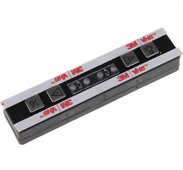 Novy - Panou de control / buton tactil 4 LED-uri + bandă VHB - 990344 - pentru Hota