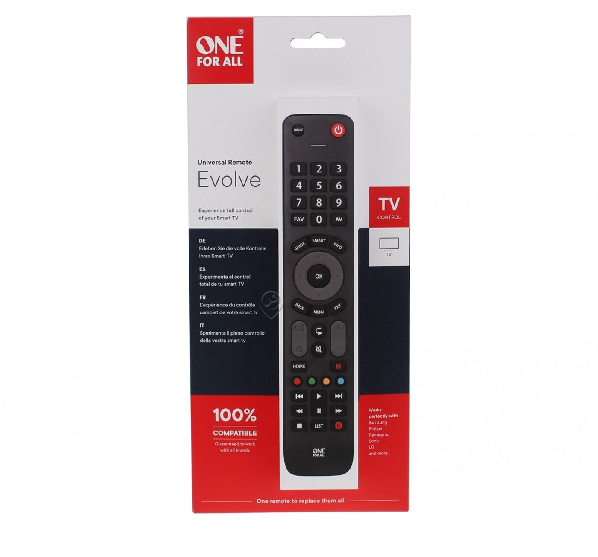 One for all - URC7115 - telecomandă universală - simple 1 - evolve tv - URC7115