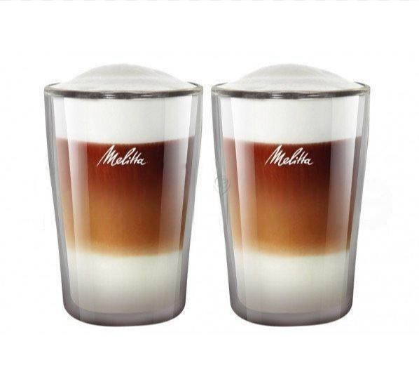 Melitta - Pahar pentru latte macchiato 300ml 2 bucăți - 6761118 - pentru Espressor