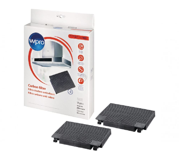 Wpro - Filtru de carbon - tipul 141 - set/2 - 484000008781 - pentru Hota