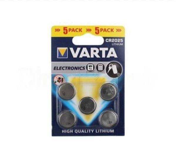 Varta - Baterie cu litiu tip buton - CR2025 blister de 5 baterii - 6025401415