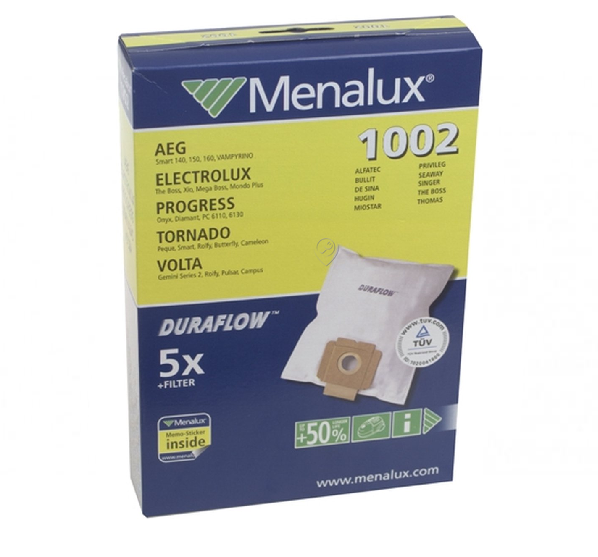 Aeg - Sac aspirator sintetic aeg vampyrino + zanussi 3712 1002, 5 bucăți + filtru - 9001961367 - pentru AEG - GR5