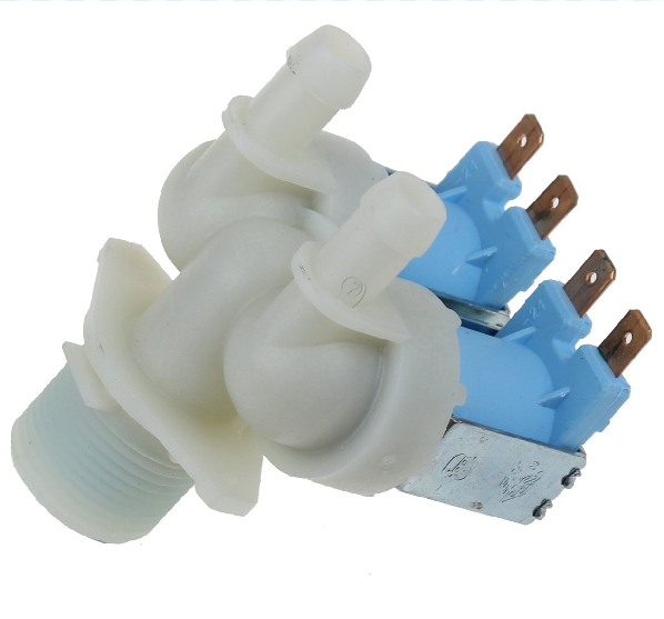 Beko - Supapă de admisie - dublă 180° - 2901250100 - pentru Mașină de spălat haine