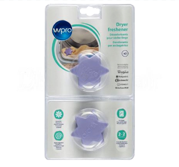 Wpro - Deostar Odorizant pentru uscător de rufe, parfum de lavandă, pachet de 2 - 484000008549