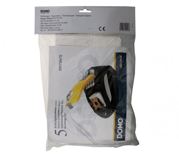 Domo - Sac pentru aspirator - do7247s (5 bucăți) - DO7247SSET2 - pentru DOMO - DO7247S