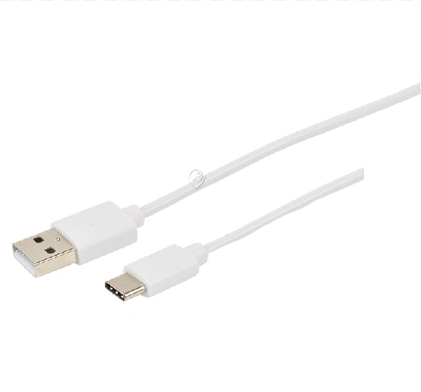 Erard - Cablu Tip USB C M / USB M - 3A - 1m - alb - 722442 - pentru Telefonie