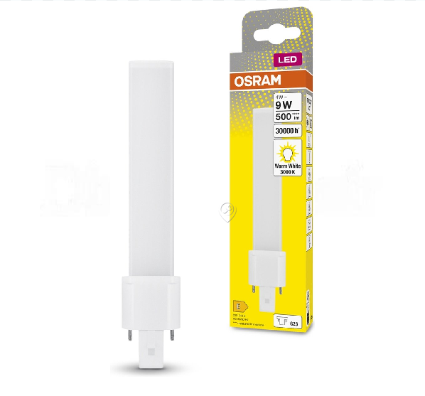 Osram - Bec Dulux S (9W) LED - 4,5W / 830 230V EM G23FS1 - 4058075557994 - pentru Iluminat