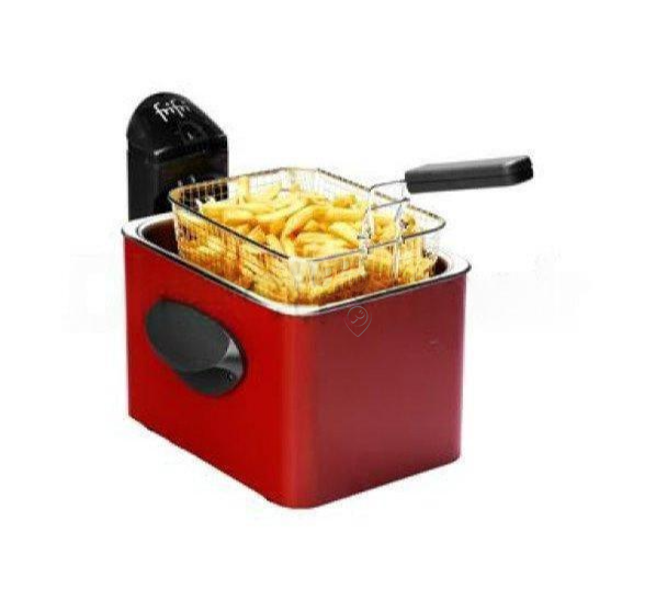 Frifri - Friteuză - 1905r - 3,5l; 3200w; - 1kg cartofi prăjiți - carcasă metalică - roșu - F1905R