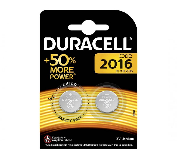 Duracell DL2016 / CR2016 blister de 2 baterii - DL2016