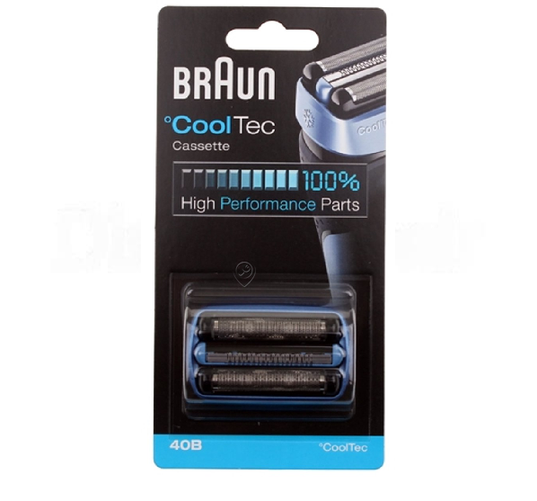 Braun - Cap de bărbierit pentru aparat de ras - CoolTec - 40B - 81671689 - pentru Aparat de ras BRAUN - 40B