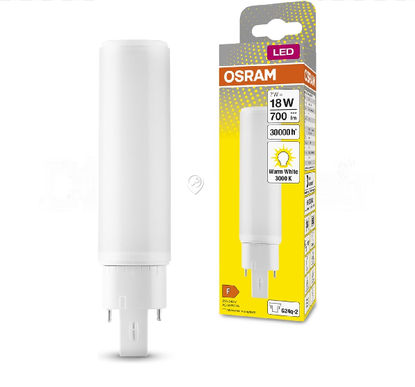 Osram - LED Dulux D/E (18W) 7W/830 G24q-2 - 4058075559127 - pentru Iluminat