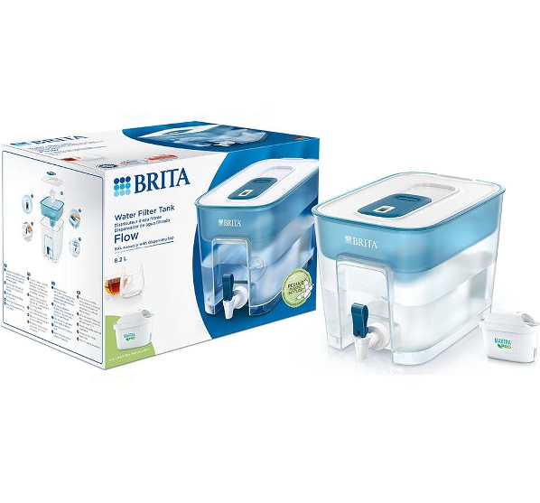 Brita - Cană pentru filtrarea apei flow me4w mxpro basic blue cu ceb - 1051126 - pentru Tratament apă