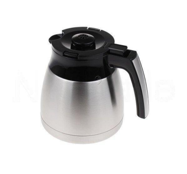 Melitta - Cana termică inox Therm Easy-Enjoy II, partea superioară SST/negru - 6768105 - pentru Aparat de cafea