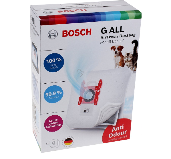 Bosch - Sac pentru aspirator anti-miros 4 bucăți - 17002915