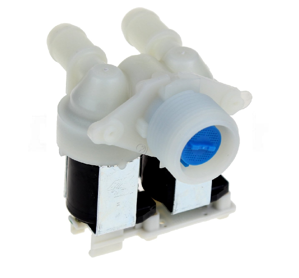 Whirlpool - Supapă de admisie - dublă - 180° - 480111100199 - pentru Mașină de spălat haine WHIRLPOOL - 855492312000 - WAK5440