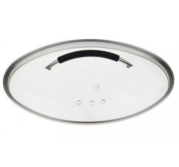 Magimix - Capac din sticlă pentru aparat de gătit cu aburi, cu mâner din silicon - 506608 - pentru Aparate casnice mici