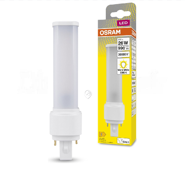 Osram - Dulux D (26W) LED-10W / 830 - 230V - EMG24d-3 - 4058075558564 - pentru Iluminat
