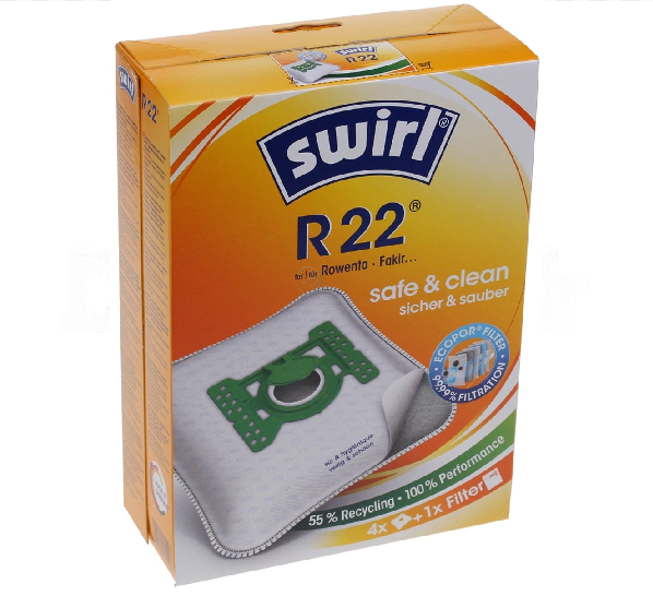 Swirl - Sac aspirator r22 pachet 4 buc. ecopor - 6782916