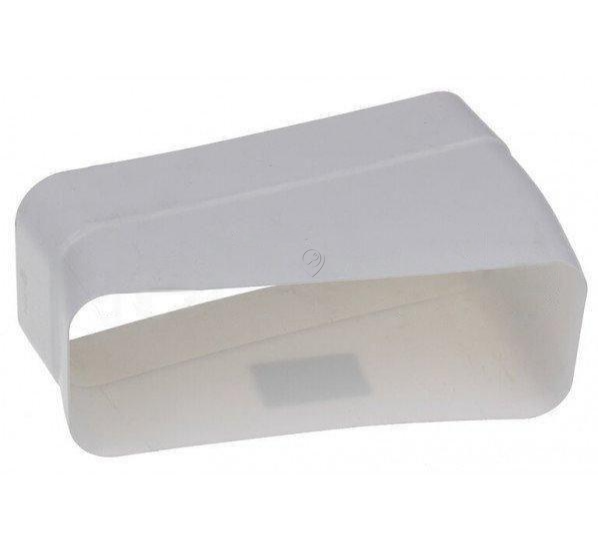 Novy - Cot orizontal 15° pentru conducte plate - 906418 - pentru Hota