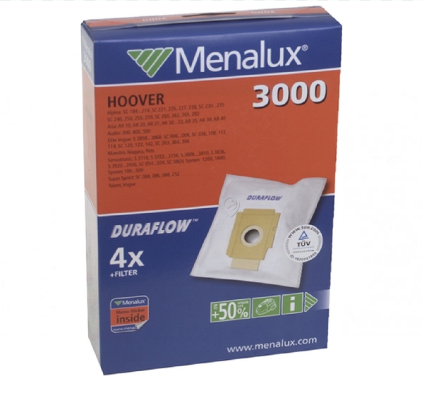 Menalux - Sac de praf sintetic Hoover Alpina / Aria 3000 - 9001961516 - pentru Aspirator